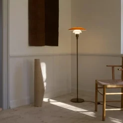 Outlet Louis Poulsen PH 3½-2½ Gulvlampe Centenary Edition Amber / hvit