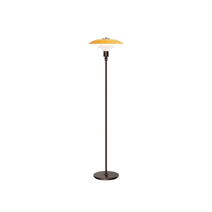 Outlet Louis Poulsen PH 3½-2½ Gulvlampe Centenary Edition Amber / hvit