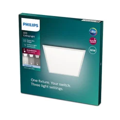 Sale Philips CL560 taklampe 60x60cm 36W 4000K 3-steg dim - Hvit