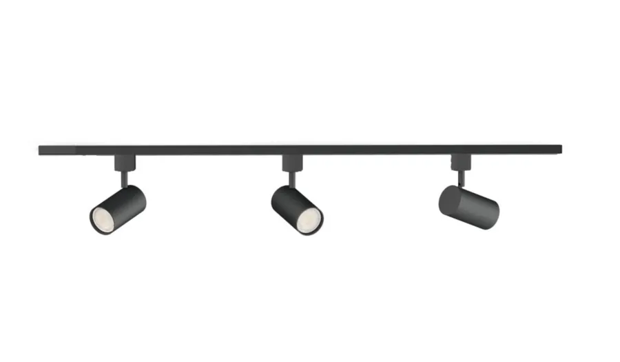 Philips EasyLink Zilo spotskinne med 3 spotter - 1 meter