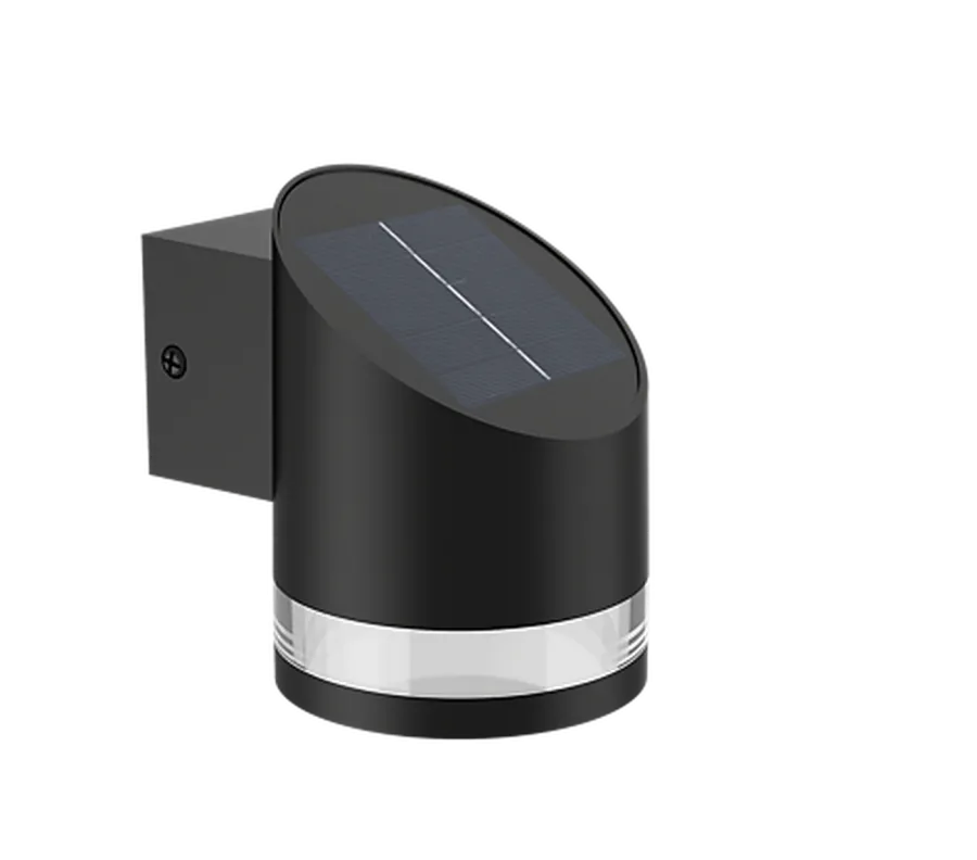 Online Philips Fyve vegglampe 1,5W 2700 Kelvin IP44 solcelledrevet med dag/natt sensor Svart