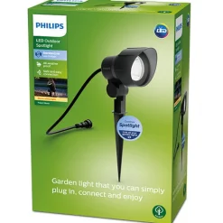 Sale Philips Gardenlink uplight 2700K 6W IP44 ekstra enhet - - 12Volt Svart