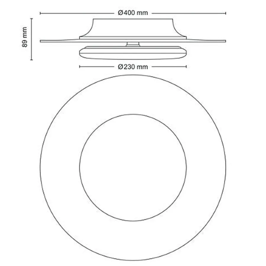 Clearance Philips Garnet CL580 taklampe 40 cm 30W 2700K SceneSwitch