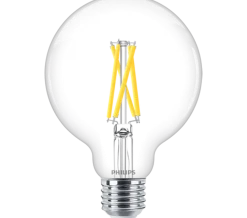 Clearance Philips Globe filament LED warmglow E27 5,9W 95 mm dimbar - Klar Hvit