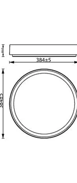 Philips Hanno taklamper 24W 2700 Kelvin - 3-steg dim
