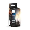 Best Philips Hue B39 E14 lyspære 5,2W 2200-6500K White Ambiance - 2 pakning