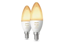 Best Philips Hue B39 E14 lyspære 5,2W 2200-6500K White Ambiance - 2 pakning
