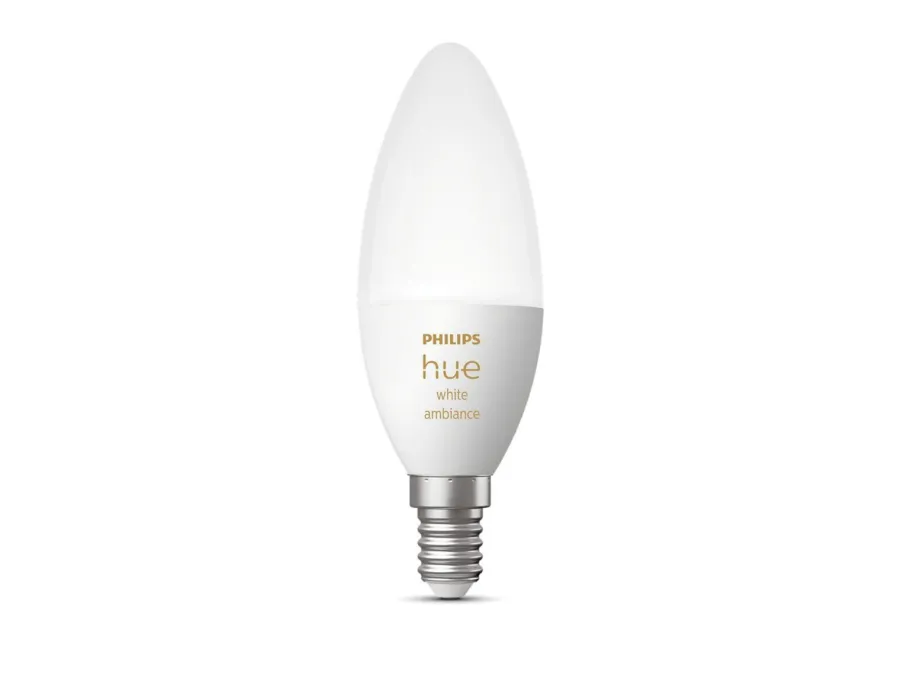 Outlet Philips Hue B39 E14 lyspære 5,2W 2200-6500K White Ambiance