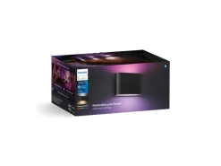 Best Philips Hue Dymera vegglampe utendørs IP44 - Hvitt og farget lys Svart