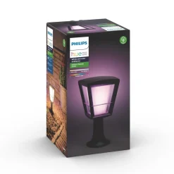 Hot Philips Hue Econic utendørs sokkel white ambiance & color luminairs Svart