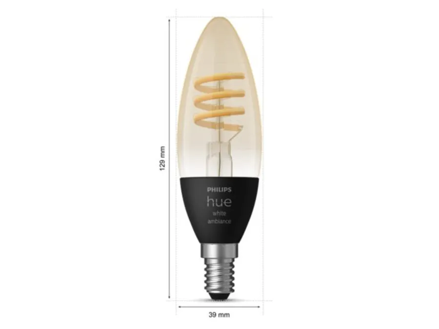 Discount Philips Hue E14 lyspære 4,6W 2200-4500K
