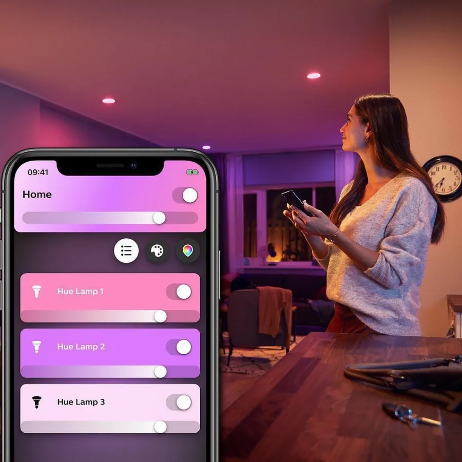 New Philips Hue GU10 2 pakning - White og farget