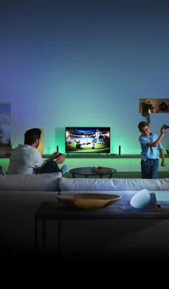 Philips Hue Play bar enkeltpakke white and color ambiance Svart