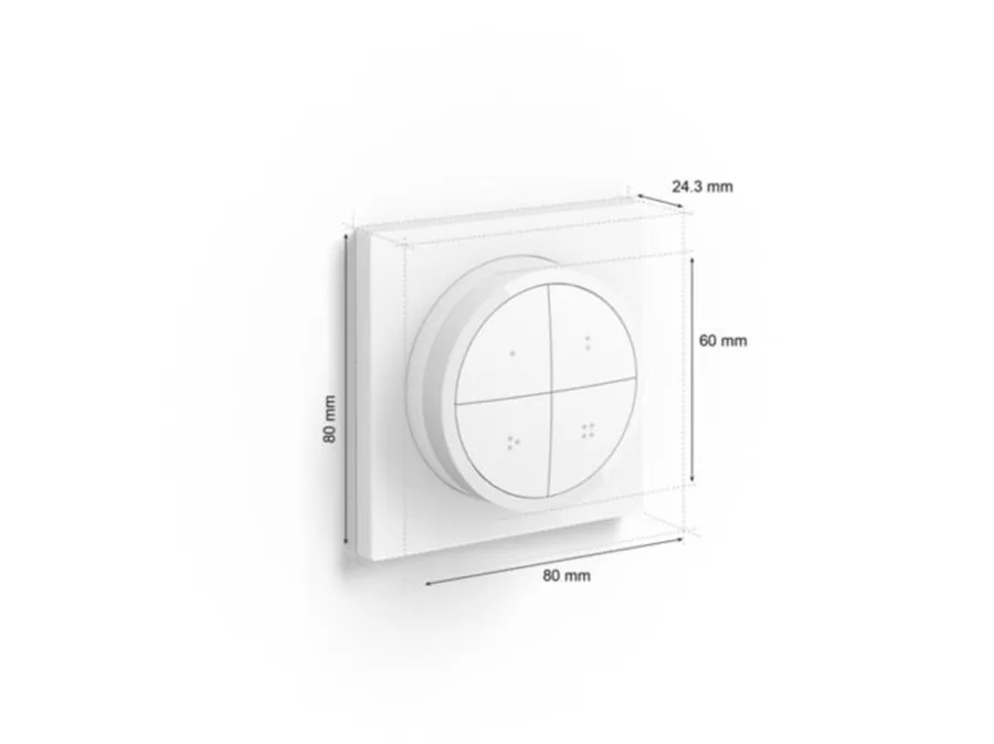 Hot Philips Hue Tap dial switch m/veggplate