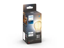 Sale Philips Hue white LED 7W E27 A60 2200-4500 Kelvin - 60 mm Hvit