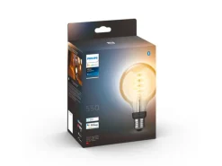 Best Philips Hue white LED 7W E27 G93 2200-4500 Kelvin - 95 mm Hvit