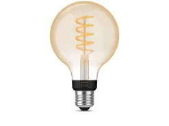 Best Philips Hue white LED 7W E27 G93 2200-4500 Kelvin - 95 mm Hvit