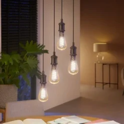 Clearance Philips Hue white LED 7W E27 ST72 2200-4500 Kelvin - 72 mm Hvit