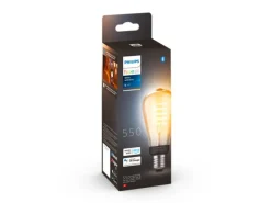 Best Philips Hue white LED 7W E27 ST 64 2200-4500 Kelvin - 60 mm Hvit