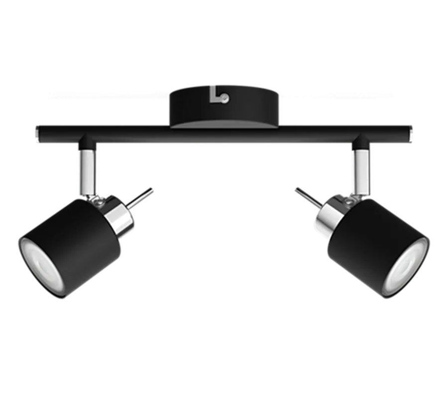 Best Philips Meranti dobbel spot GU10 Svart