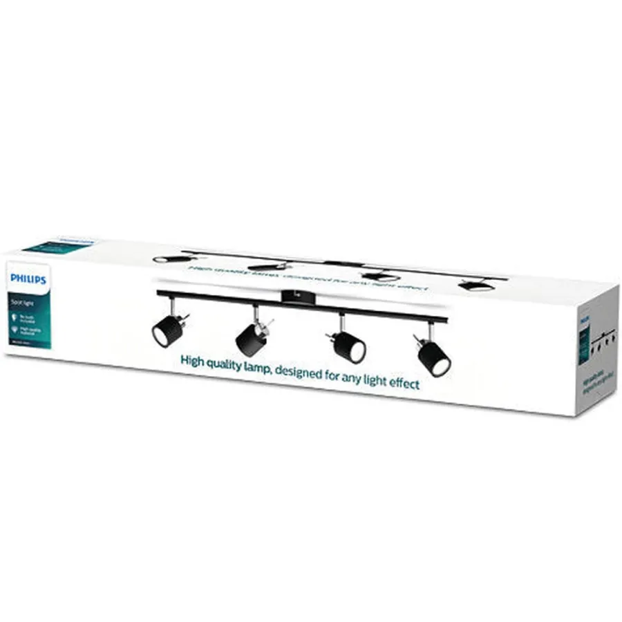 Online Philips Meranti skinne med 4 spot GU10