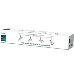Online Philips Meranti skinne med 4 spot GU10