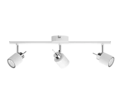 Clearance Philips Meranti skinne med 3 spot GU10 Hvit
