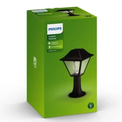 Clearance Philips myGarden Alpenglow portstolpe utendørs IP44 - Svart