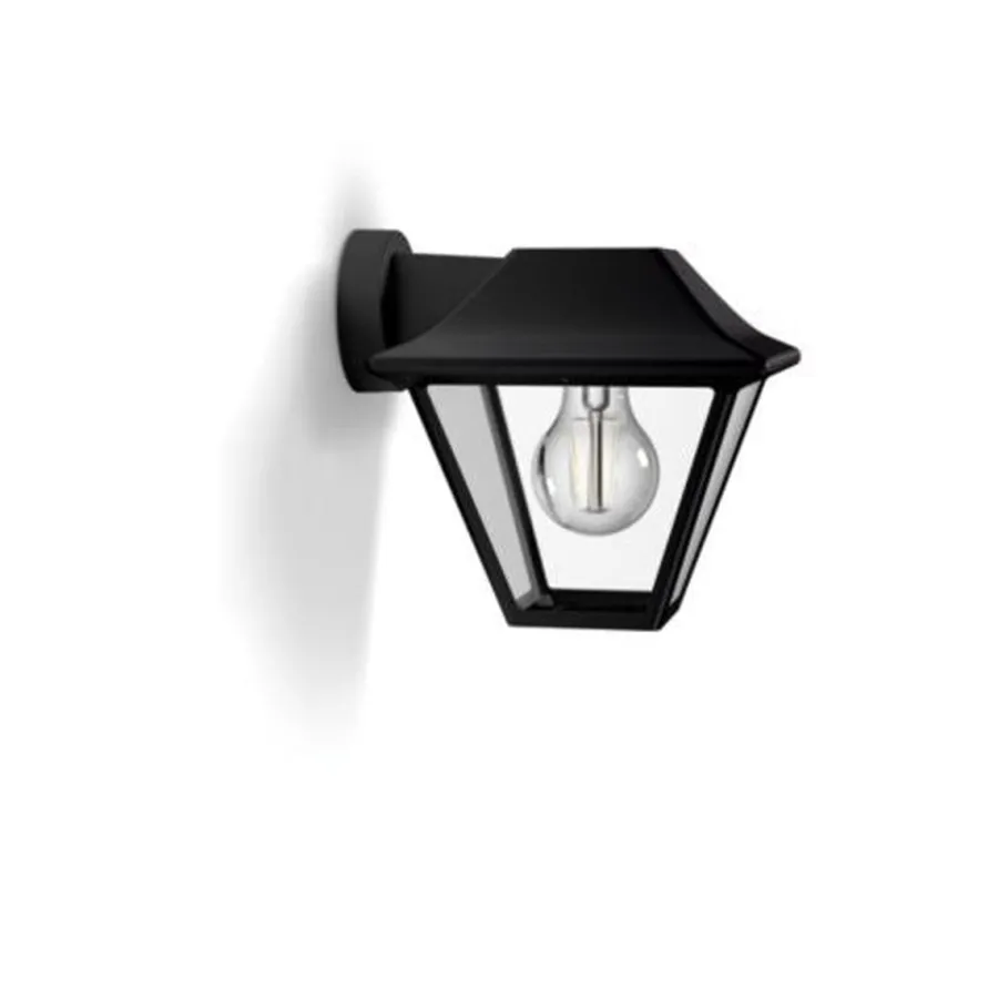 Discount Philips myGarden Alpenglow vegglampe ned utendørs IP44 - Svart