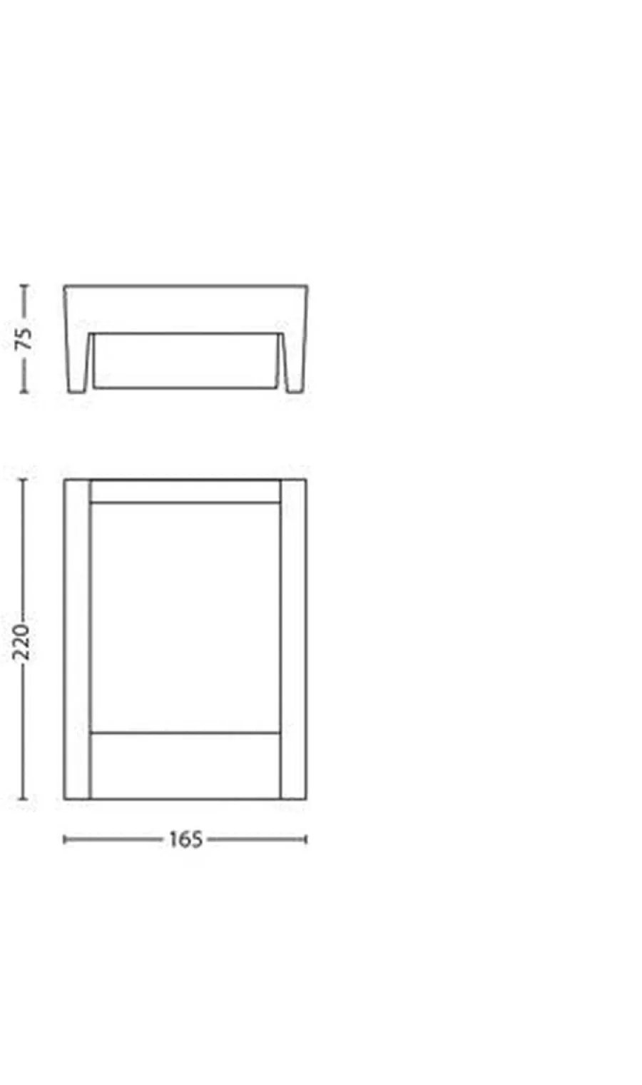 Clearance Philips myGarden Arbour vegglampe utendørs 6W IP44 - Antrasitt