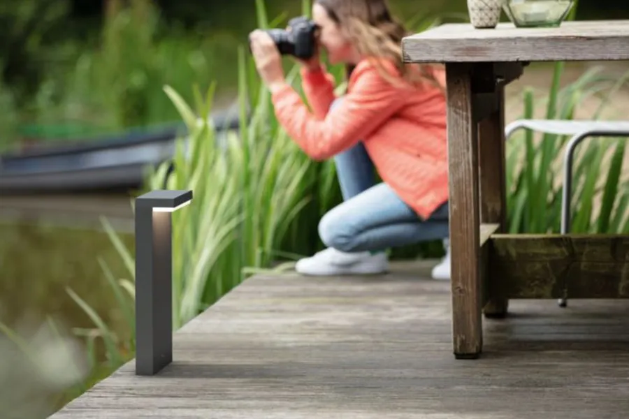 Sale Philips myGarden Bustan pullert 40 cm utendørs IP44 2x4,5W LED - Antrasitt