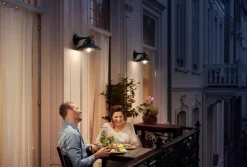 Hot Philips myGarden Cormorant vegglampe utendørs IP44 - Svart