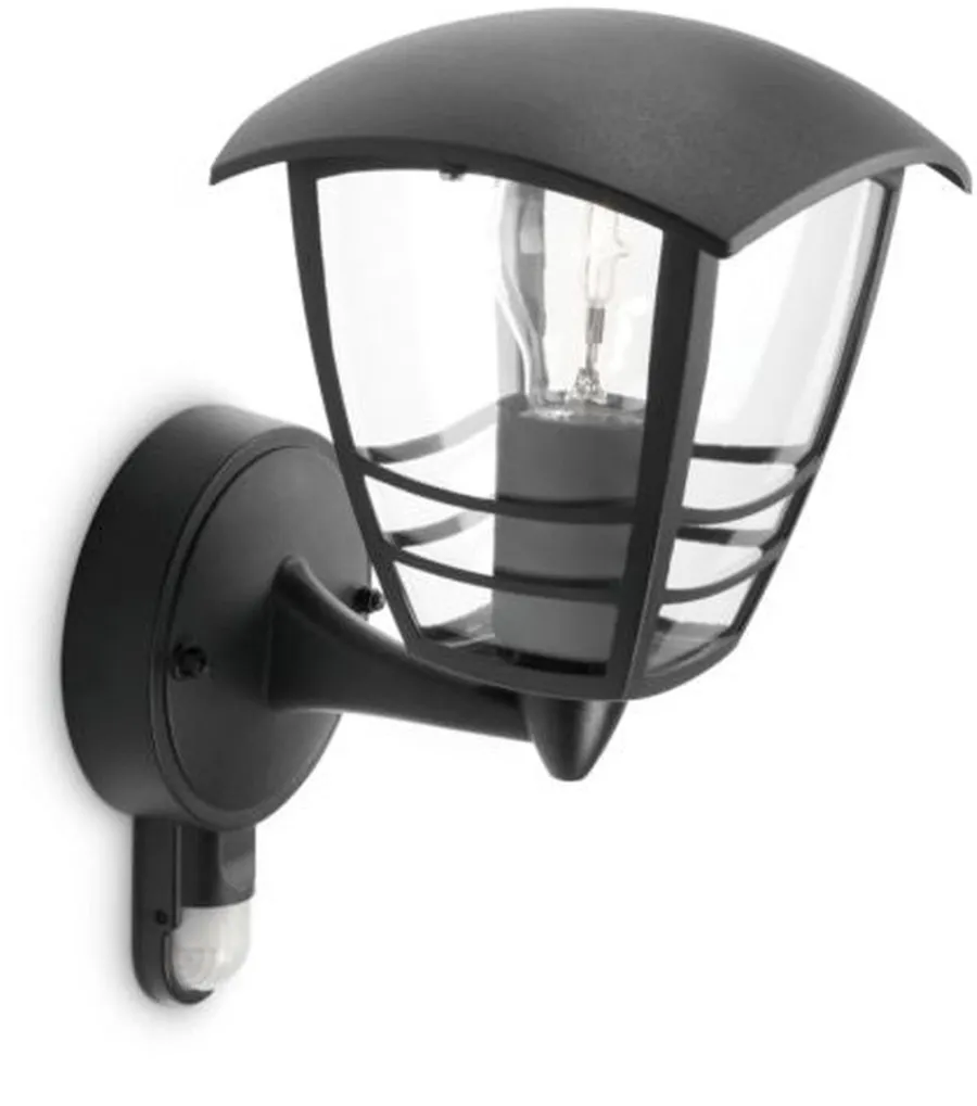 Outlet Philips myGarden Creek vegglampe m/bevegelses sensor opp utendørs IP44 Hvit