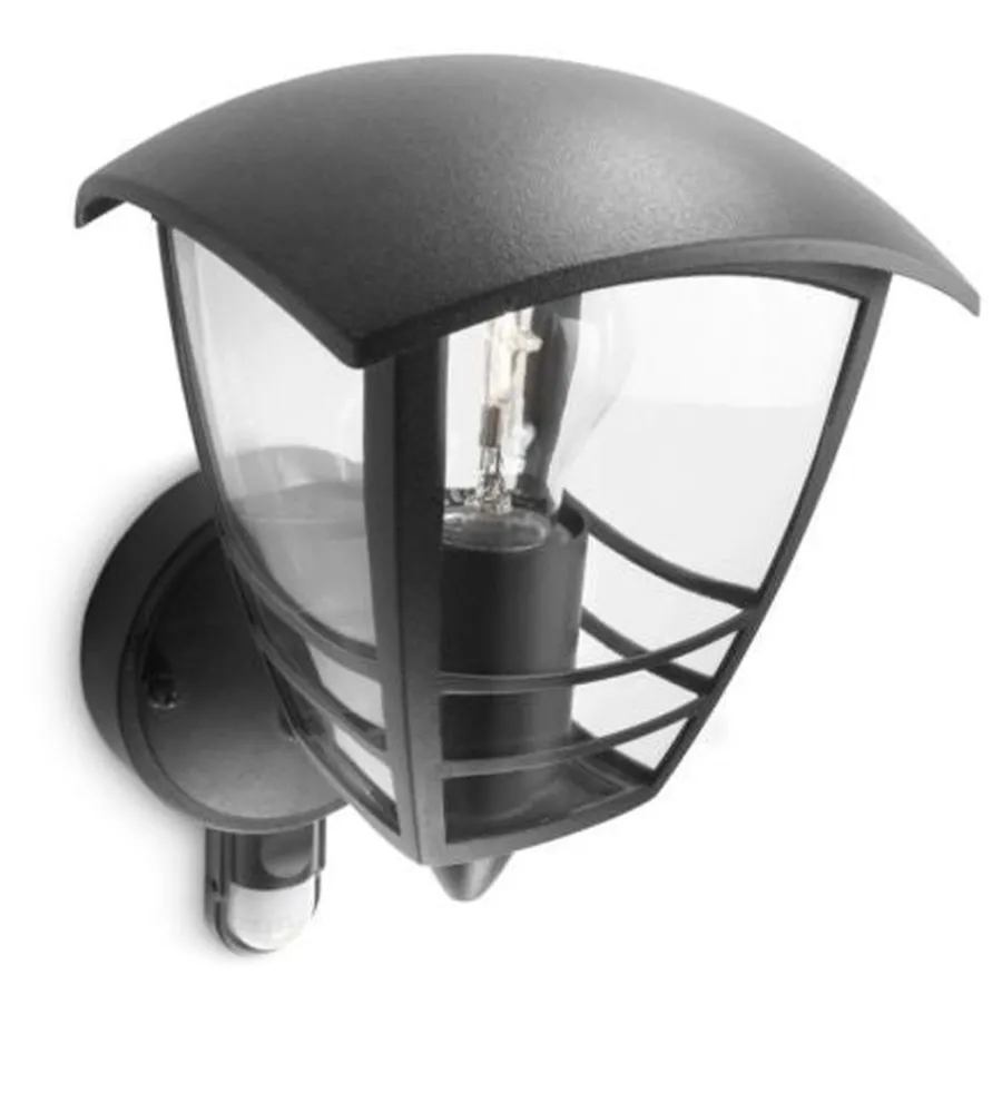 Outlet Philips myGarden Creek vegglampe m/bevegelses sensor opp utendørs IP44 Hvit