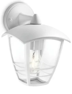Clearance Philips myGarden Creek vegglampe ned utendørs IP44 Svart