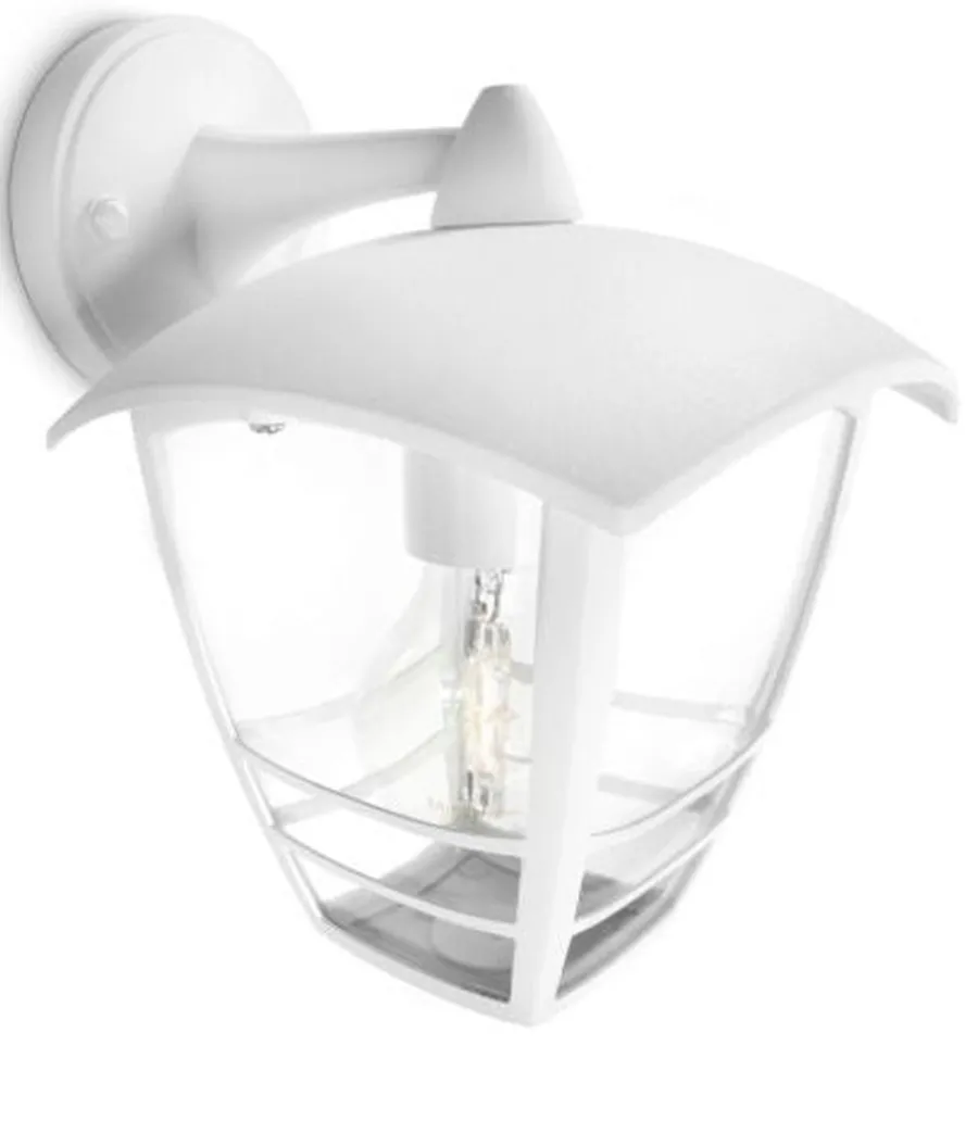 Clearance Philips myGarden Creek vegglampe ned utendørs IP44 Svart