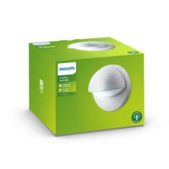 Outlet Philips myGarden Juni vegglampe utendørs IP44 E27 Antrasitt