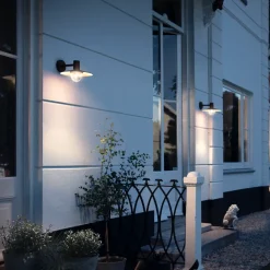 Discount Philips myGarden Skua vegglampe utendørs IP44 - Svart