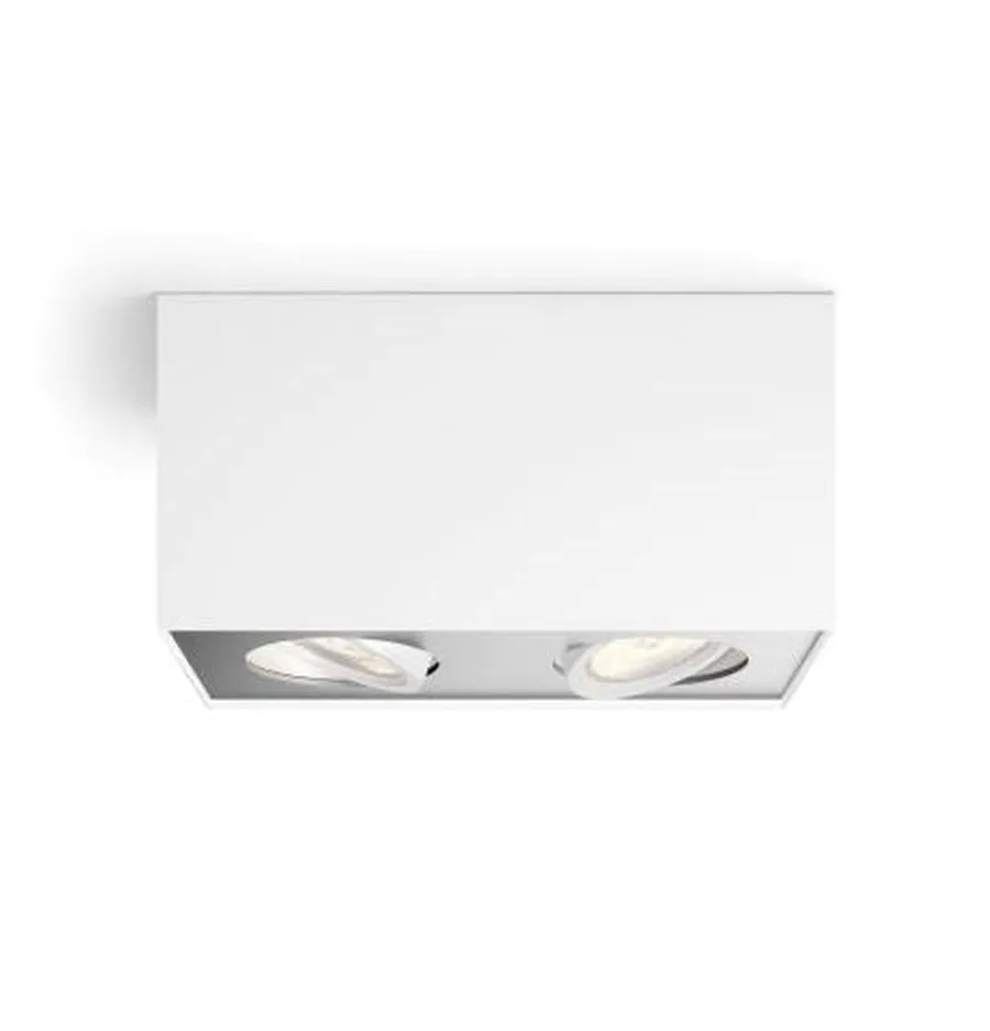 Sale Philips myLiving dobbel takspot 2x4,5W warmglow