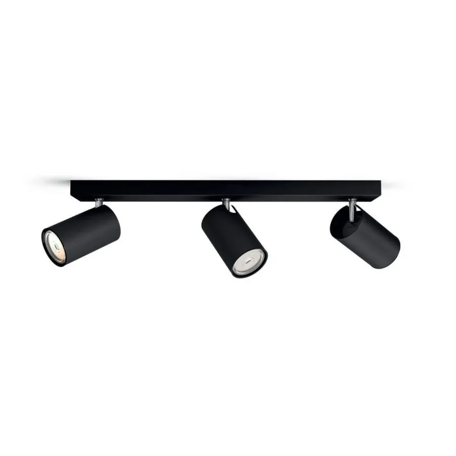 Philips myLiving Kosipo takspot 3, matt Svart