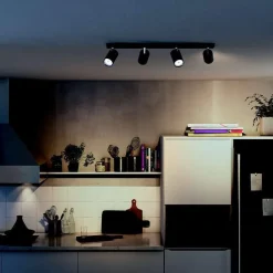 Clearance Philips myLiving Kosipo takspot 4, matt Svart