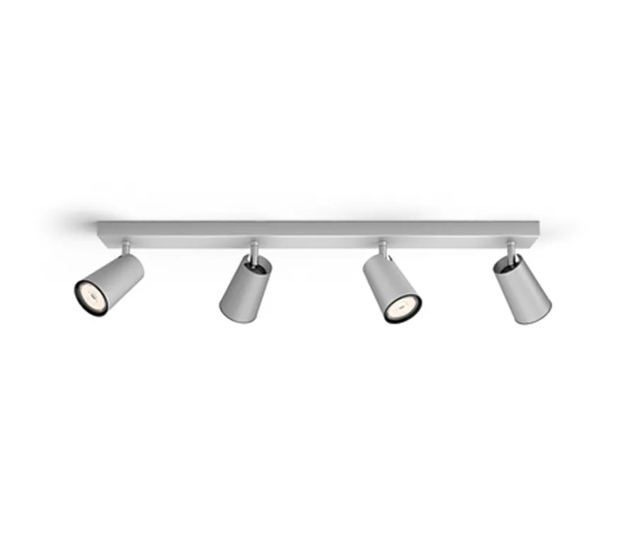 New Philips myLiving Paisley med 4 spot GU10 Hvit
