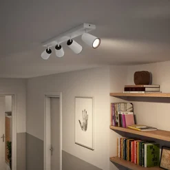 New Philips myLiving Paisley med 4 spot GU10 Hvit