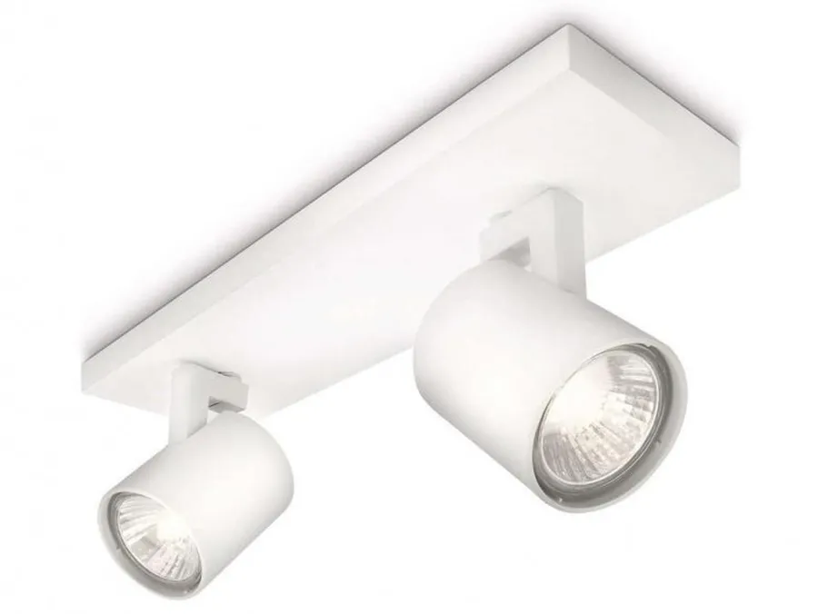 Outlet Philips myLiving Runner dobbel spotskinne Hvit