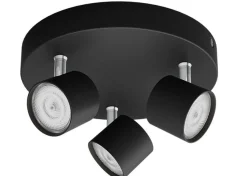 Best Philips myLiving star rund taklampe 3x4,5W 2700 Kelvin dimbar - Svart