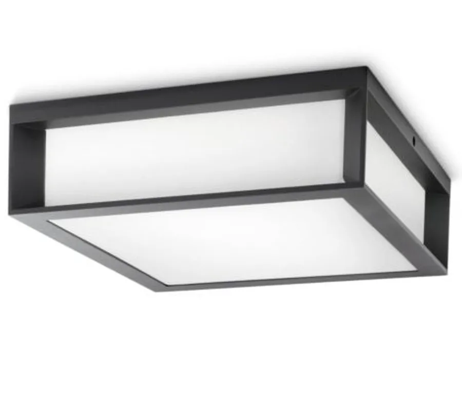Discount Philips Skies vegg/taklampe utendørs IP44 E27 Antrasitt