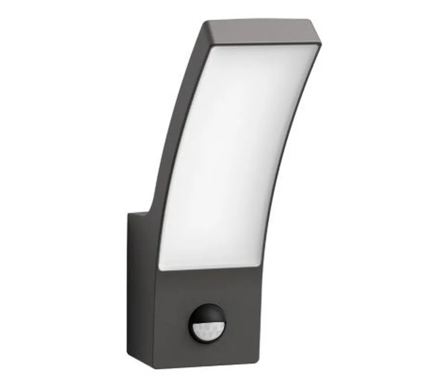Discount Philips Splay vegglampe utendørs IP44 12W LED m/sensor - Antrasitt