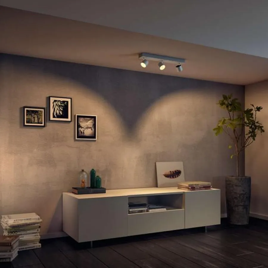 Clearance Philips Star Warmglow 3 LED-spot Hvit