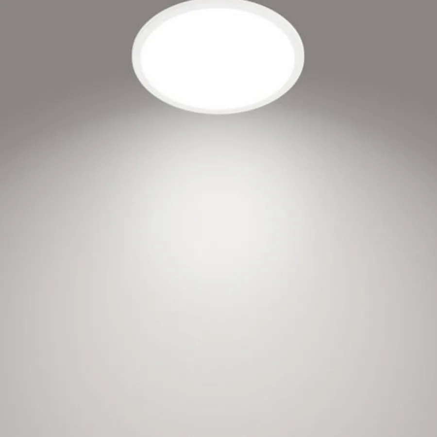 Online Philips superslim taklampe 25 cm 15W 4000 IP44 Kelvin 3-step dim - Hvit