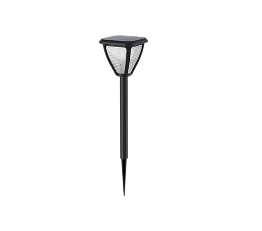 Outlet Philips Vapora hagelys 1,5W 2700 Kelvin IP44 solcelledrevet med dag/natt sensor - 54 cm Svart